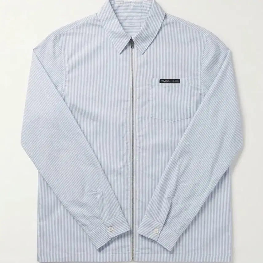 [BUNJANG] Prada Striped Shirt Jacket / (L) 프라다 스트라이프 셔츠 자켓