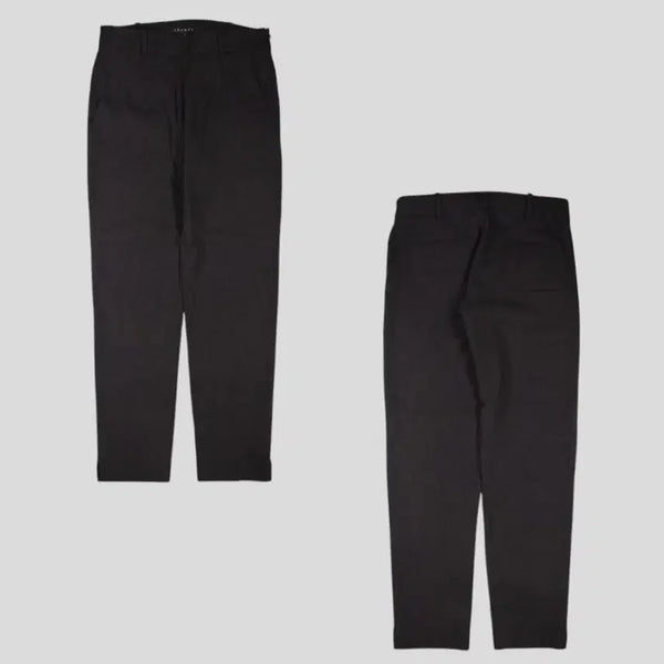 [BUNJANG] Theory Deep Brown Marled Side-Zip Wool Blend Trousers - Size 29 / THEORY 띠어리 딥브라운 보카시 핀턱 사이드지퍼 울블렌드 트라우저 슬랙스 29