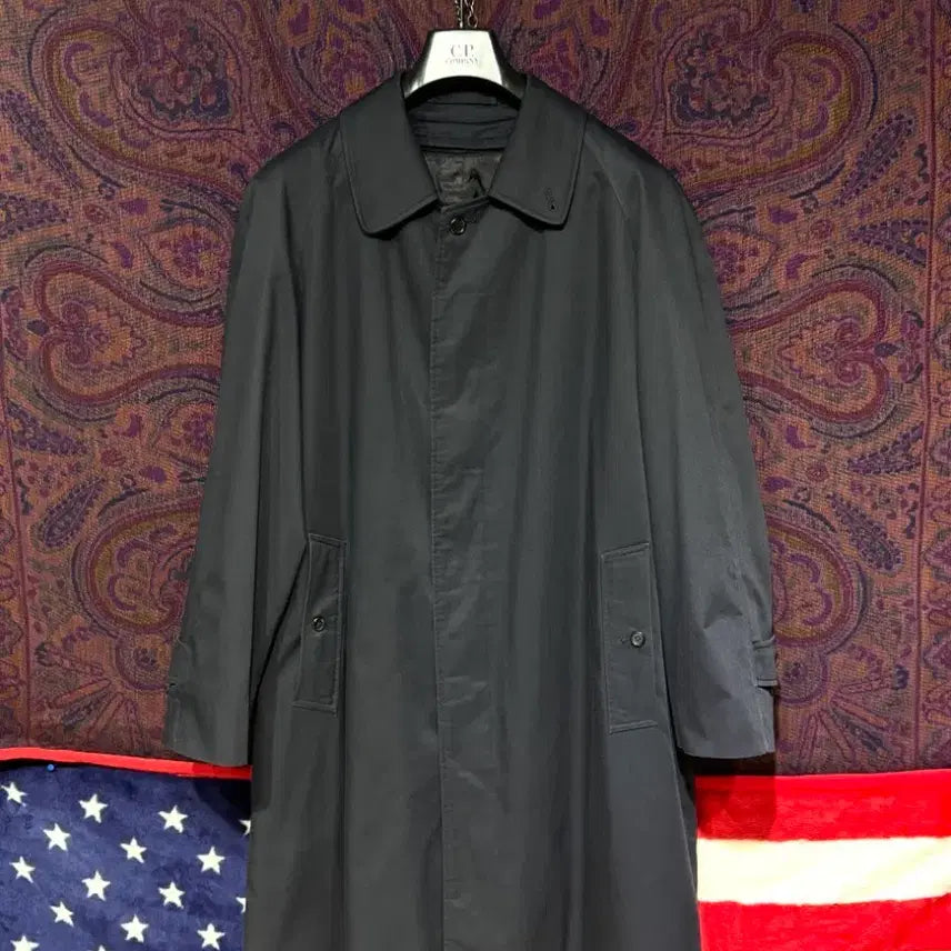 [BUNJANG] Burberry London Navy Single-Breasted Coat / 버버리 런던 네이비 싱글코트