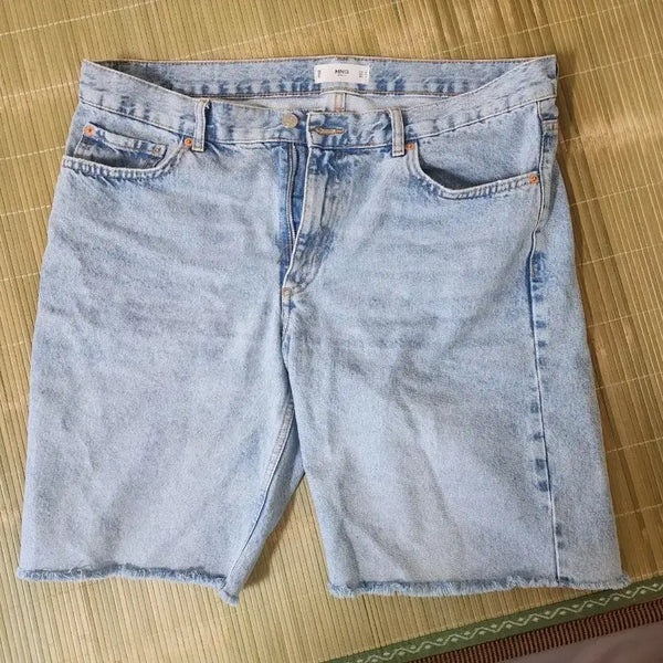 [BUNJANG] MNG Denim Shorts Light Wash XL / MNG 데님 반바지 연청 XL.34