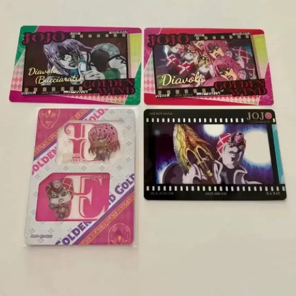 [BUNJANG] JoJo's Bizarre Adventure Trading Card Diavolo Bundle Set / 일괄 죠죠의 기묘한 모험 트레이딩 카드 디아볼로 세트 황금의 바람