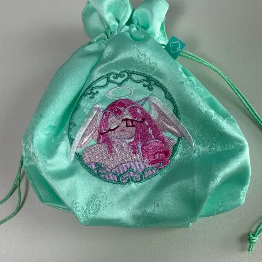 [BUNJANG] Cookierun Kingdom Eternal Sugar Drawstring Pouch / 쿠키런킹덤 열정과나태의 낙원 이터널슈가 복조리 파우치