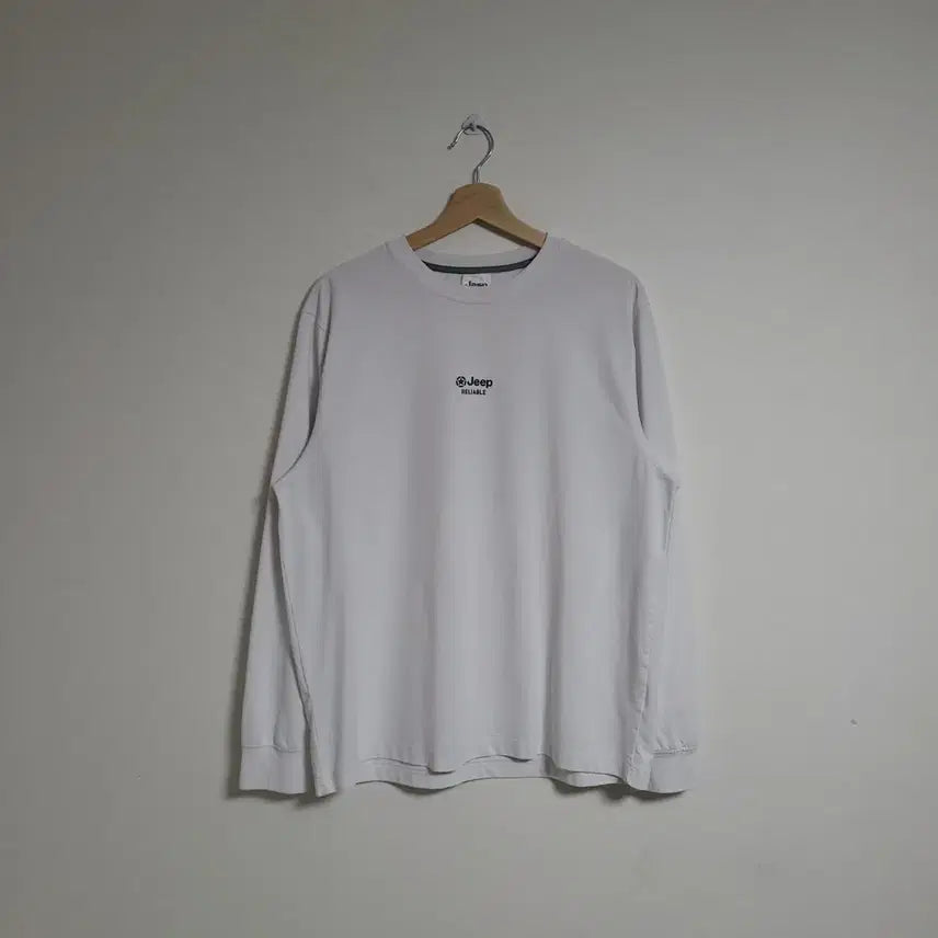 [BUNJANG] JEEP Reliable Long Sleeve T-Shirt White XL / (XL) JEEP 지프 릴라이어블 긴팔 티셔츠 화이트 롱슬리브