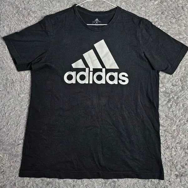 [BUNJANG] Adidas Big Logo Short Sleeve T-Shirt Black 2XL / (G)아디다스 빅로고 반팔티 블랙 2XL