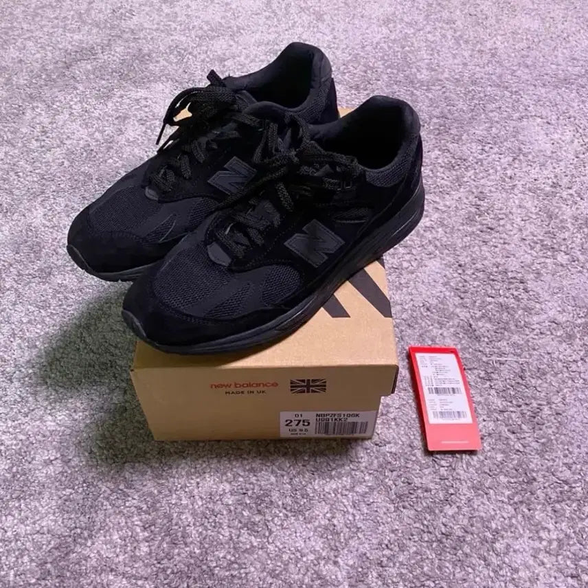 [BUNJANG] New Balance 991v2 Black 275 / 뉴발란스 991v2 블랙 275