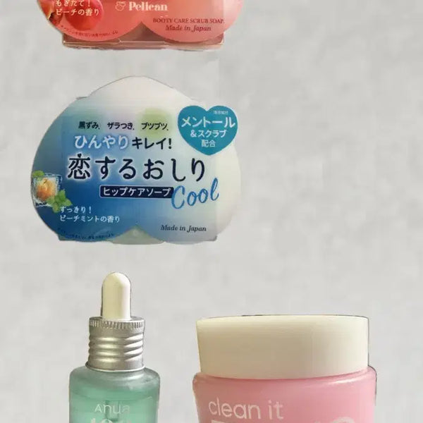 [BUNJANG] Sealed Japanese Butt Soap, Banila Co. Cleansing Balm, Anua PDRN Serum Set / 엉덩이비누/클밤/세럼 미개봉입니다