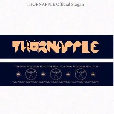 [BUNJANG] Sorapple Official Slogan Scarf / 쏜애플 공식 슬로건