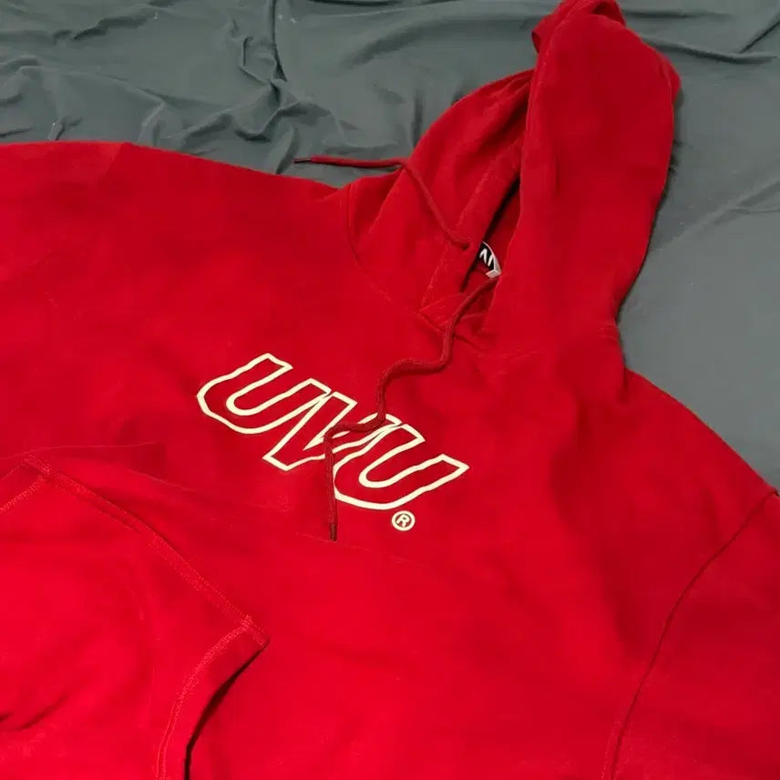 [BUNJANG] UVU Red Hoodie / UVU 후드티