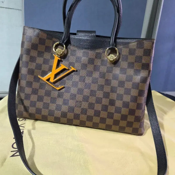 [BUNJANG] Louis Vuitton Damier Canvas Tote Bag / 루이비통 다미에 캔버스 토트백