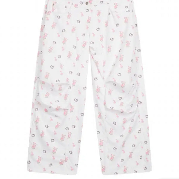 [BUNJANG] OpenYY Kitty Pants Size 1 / 오픈와이와이 키티 바지 팬츠 사이즈1