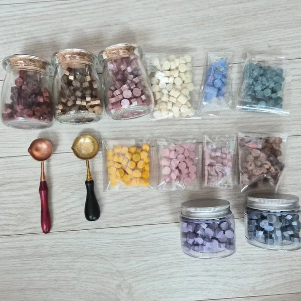 [BUNJANG] Sealing Wax Set with Spoon / 씰링 왁스 처분