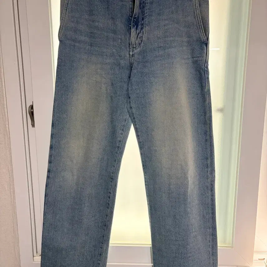 [BUNJANG] Pottery Salvage Straight Denim Light Blue Size 2 / 포터리 셀비지 스트레이트 데님 라이트블루 2사이즈 판매합니다