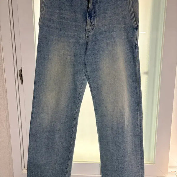 [BUNJANG] Pottery Salvage Straight Denim Light Blue Size 2 / 포터리 셀비지 스트레이트 데님 라이트블루 2사이즈 판매합니다