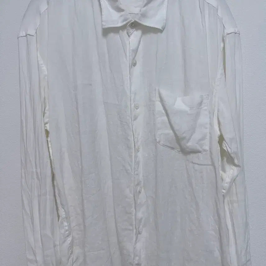 [BUNJANG] Steadyestbeware Light Relax Linen Shirt White / 스테디에브리웨어 라이트 릴렉스 린넨 셔츠 화이트 1