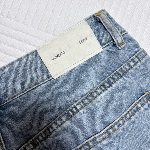 [BUNJANG] Amomento Light Wash Denim Jeans L / 아모멘토 연청바지 L