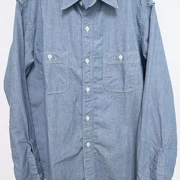 [BUNJANG] OrSlow Relax Fit Chambray Shirt Size 1 / 오어슬로우 릴렉스핏 샴브레이 셔츠 1 사이즈