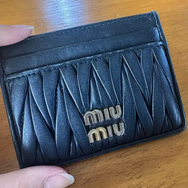 [BUNJANG] Miu Miu Card Wallet / 미우미우 카드 지갑