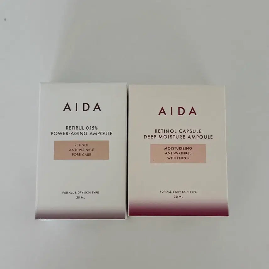 [BUNJANG] Aida Retinol Ampoule Set / 아이다 레티놀 앰플/레티룰 앰플 새제품
