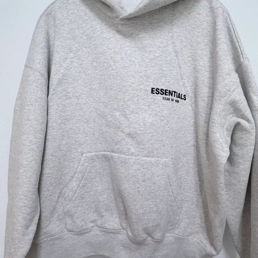 [BUNJANG] Essentials Oatmeal Hoodie S / 에센셜 후드티 오트밀 s 사이즈