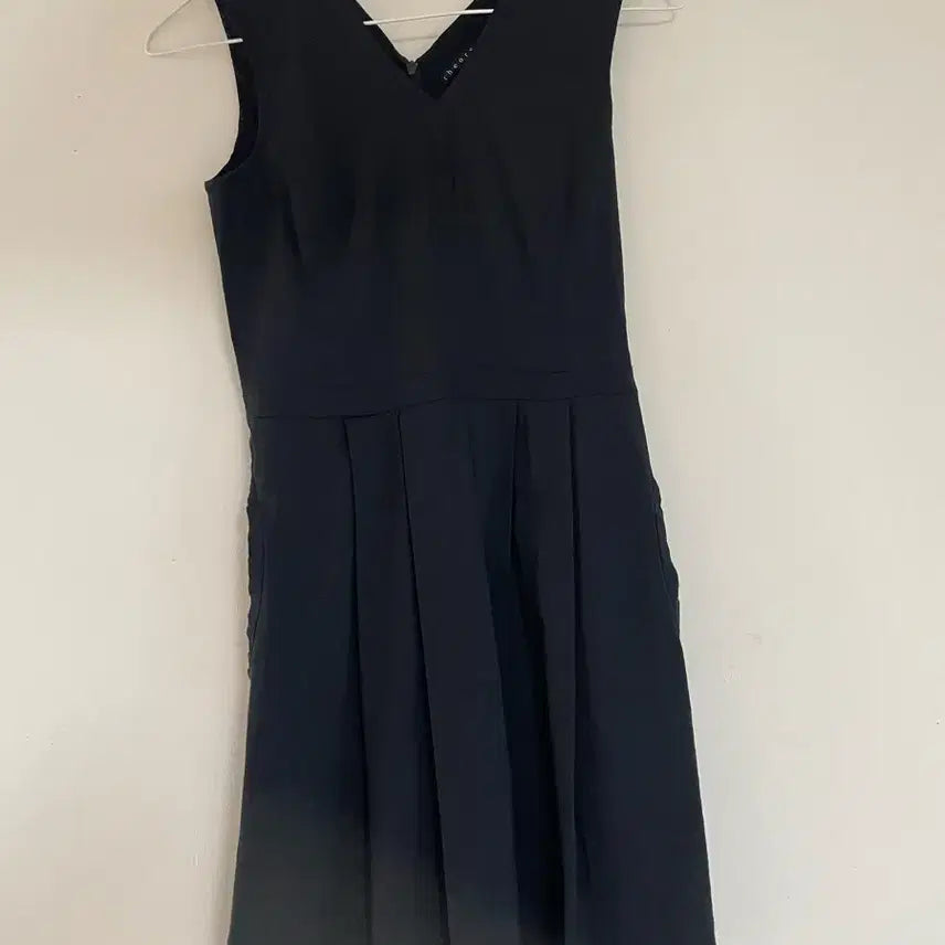 [BUNJANG] Theory Black Sleeveless Linen Dress Size 0 / 띠어리 블랙 민소매 마 원피스 0사이즈