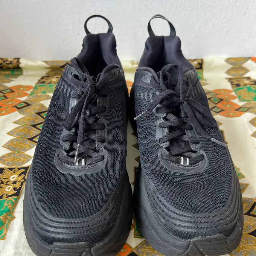 [BUNJANG] Hoka Black Mesh Running Sneakers / 호카 HOKA 블랙 매쉬 러닝스니커즈 운동화