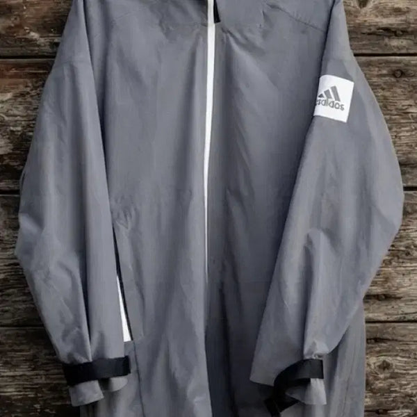 [BUNJANG] Adidas MyShelter 3-Layer Seam-Sealed Waterproof Coat - Grey / 아디다스 마이쉘터 3레이어 심실링 방수 코트 L