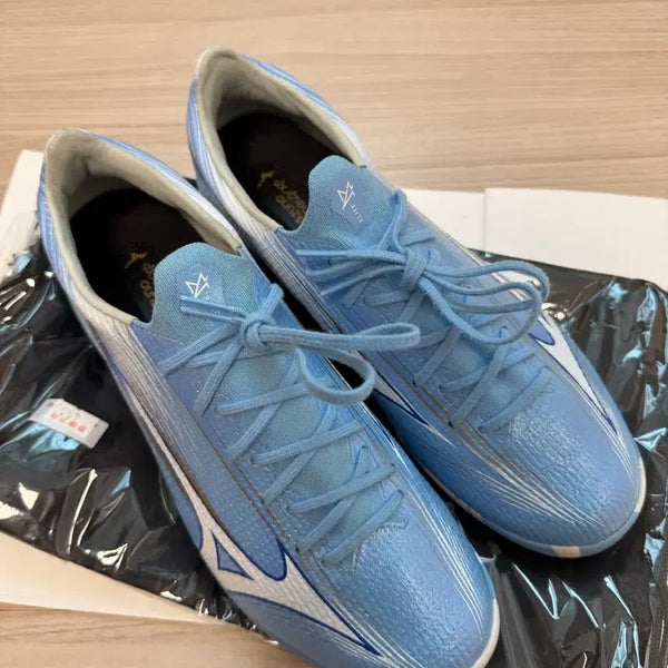 [BUNJANG] Mizuno Alpha 3 Elite AS TF Soccer Cleats (275mm, Blue/White) / 미즈노 알파3 엘리트 AS TF 블루 화이트 275