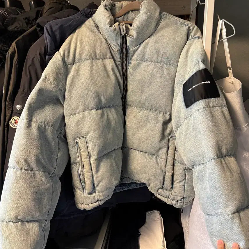 [BUNJANG] Alexander Wang Denim Padded Jacket / 알렉산더왕 데님 패딩