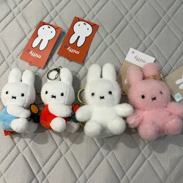 [BUNJANG] Miffy Flower Miffy Plush Keyring Bundle Set / 미피 인형 키링 일괄 꽃을든미피