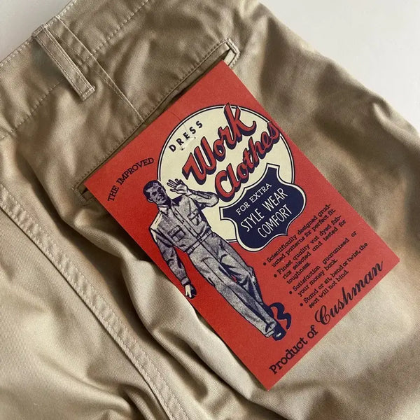 [BUNJANG] Cushman 41 Khaki Chino Pants Size 34 / 쿠쉬맨 41카키 치노 34