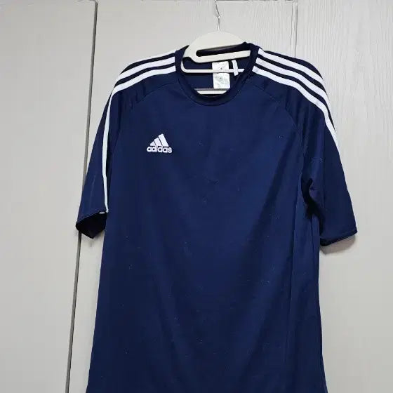 [BUNJANG] Adidas Short Sleeve T-Shirt Navy / 아디다스 반팔티 네이비