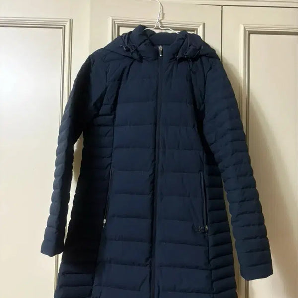 [BUNJANG] Lecaf Lightweight Half-Length Padded Jacket Navy / 르까프 경량 패딩 네이비