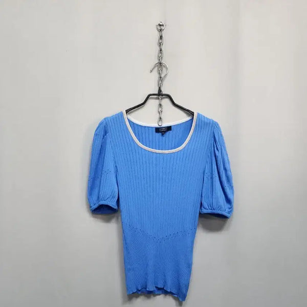 [BUNJANG] Egoist Ribbed Knit Short Sleeve Top / 에고이스트 골지니트 반팔(20년제품)