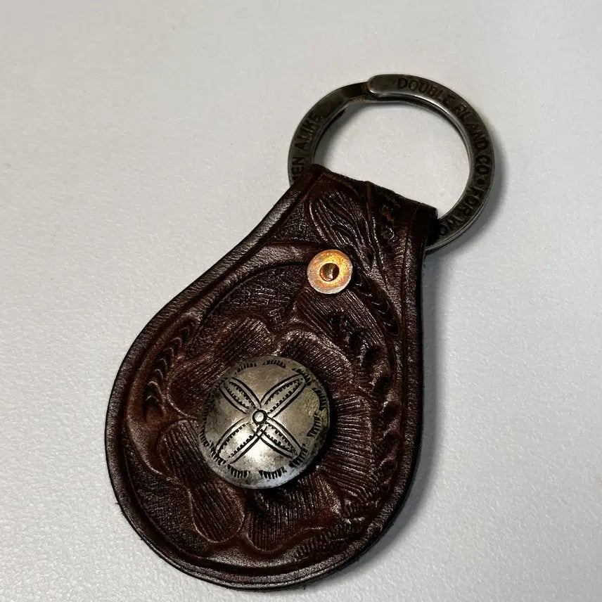 [BUNJANG] RRL Leather Concho Keychain / 더블알엘(RRL) 레더 콘초 키링