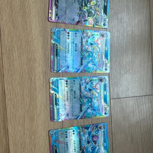 [BUNJANG] Pokemon Card Glaceon EX, Vaporeon EX, Flareon EX Set Bundle / 포켓몬카드 글레이시아 EX 샤미드 EX 플래시 EX