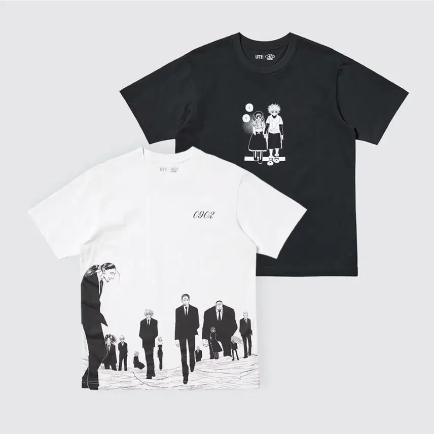 [BUNJANG] Uniqlo x Shueisha 100th Anniversary Hunter x Hunter Kirua & Nanika / Phantom Troupe T-Shirt (Size S) / 헌터헌터 유니클로 UT 슈에이샤 100주년 반팔 티셔츠 S 키르아&나니카, 환영여단 일괄