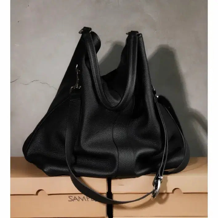 [BUNJANG] Michael Kors Michael Rover Leather Shoulder Bag Black / Maicl rover leather bag black