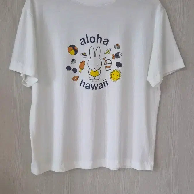 [BUNJANG] Washing Miffy Short-Sleeve T-Shirt / 워싱 미피 반팔티 새상품