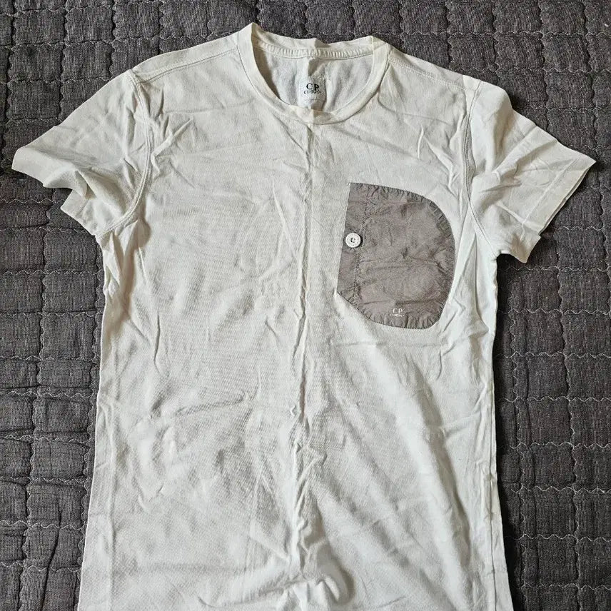 [BUNJANG] CP Company White T-Shirt / CP컴퍼니 화이트 반팔 티셔츠