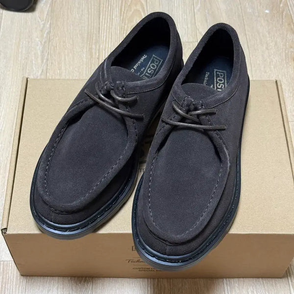 [BUNJANG] Postman Tyrolean Suede Dark Brown Loafers / 포스트맨 티롤리안 스웨이드 다크 브라운 로퍼 260 새상품