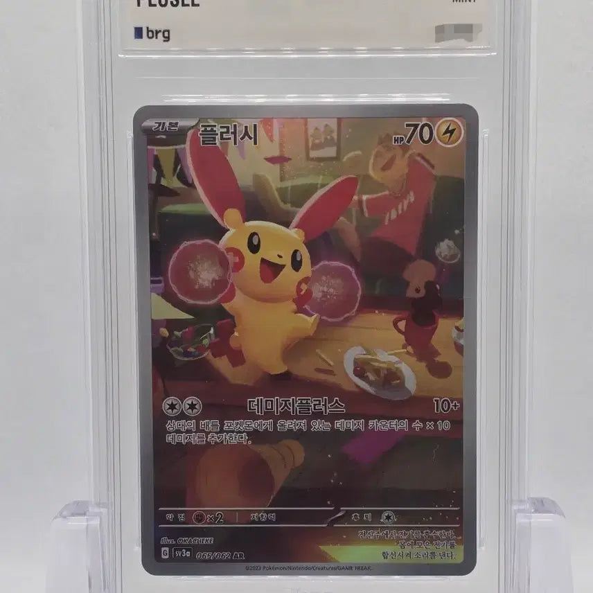 [BUNJANG] Pokemon Card Plushy AR Graded Mint 9 / [BRG 9] 포켓몬카드 플러시 AR