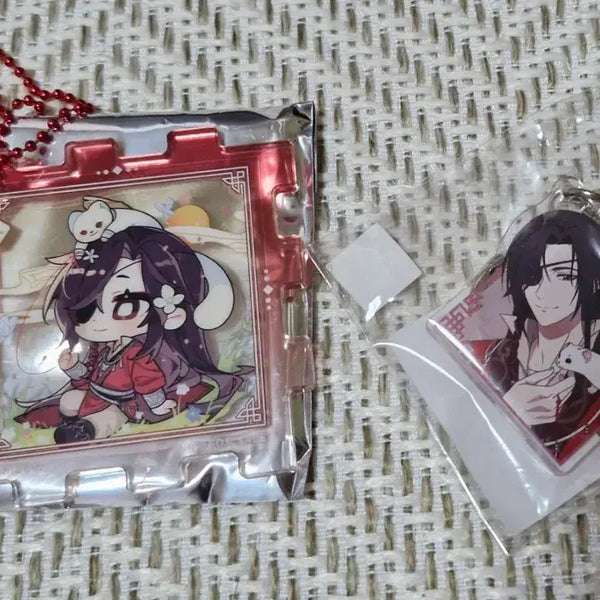 [BUNJANG] Heaven Official's Blessing Hua Cheng Acrylic Keychain Set (Bundle) / 천관사복 화성 아크릴 키링 2개 일괄