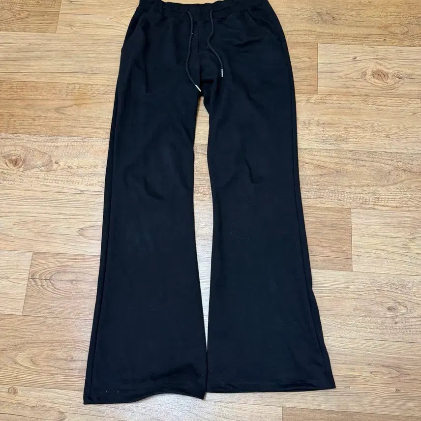 [BUNJANG] Black Up Light Sweat Bootcut Banding Pants Black M / 블랙업 라이트 스웨트 부츠컷 밴딩팬츠 블랙 M