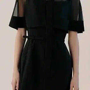 [BUNJANG] Bae By Bride And You Black Cape Dress / (새상품)비에이유 바이 브라이드앤유 블랙 케이프 원피스