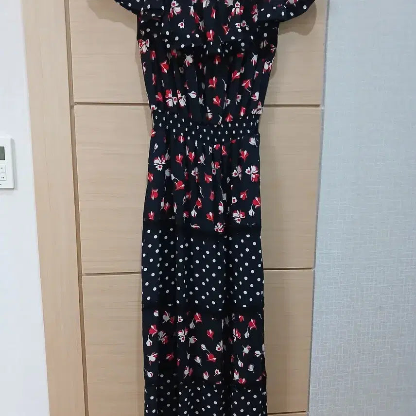 [BUNJANG] Egoist Long Dress Floral Dot Pattern / 에고이스트 롱 원피스 55