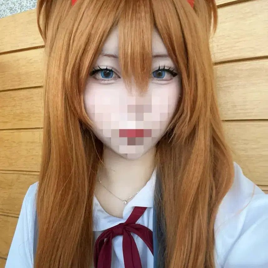 [BUNJANG] Evangelion Asuka Langley Soryu Cosplay Full Set / 에반게리온 아스카 코스프레 코스 풀셋
