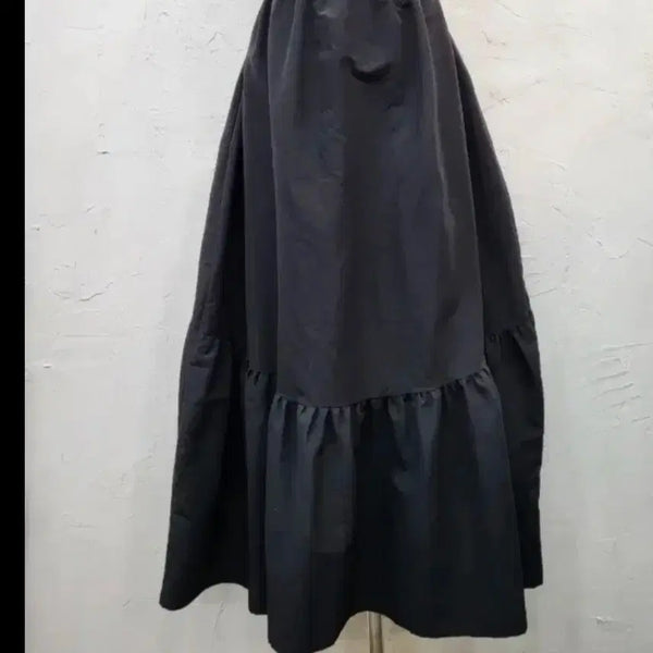 [BUNJANG] Comme des Garçons x Lucky Chouette Banding Long Skirt / 밴딩 롱스커트, 꼼데가르송,럭키슈에뜨