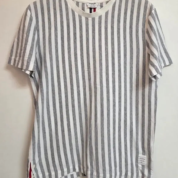 [BUNJANG] Thom Browne Stripe Short Sleeve T-Shirt / 톰브라운 스트라이프 반팔티셔츠