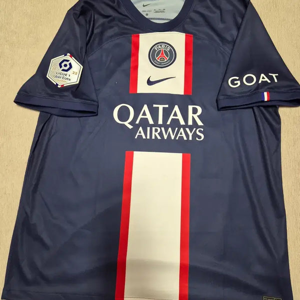 [BUNJANG] 22-23 Paris Saint-Germain Official Home Jersey Sergio Ramos / 22-23 psg 정품 홈 유니폼 세르히오 라모스 자컷 마킹