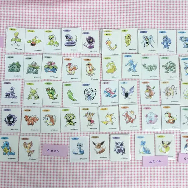 [BUNJANG] 30th Anniversary Pokemon Tteokbokki Stickers Artwork Collection / 매일업뎃)30주년 포켓몬 띠부씰 포켓몬 30주년 띠부씰 30주년 아트워크 포켓몬 띠부씰